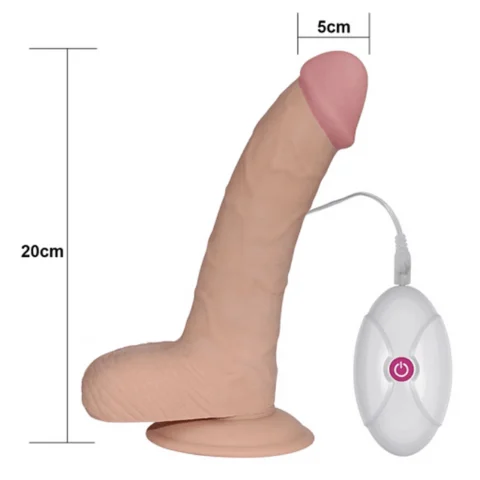 Dildo vibrador a control 20cm LOVETOY LV1095