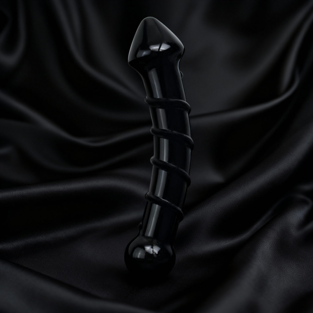 Dildo GlassRomance LOVETOY GS05bk