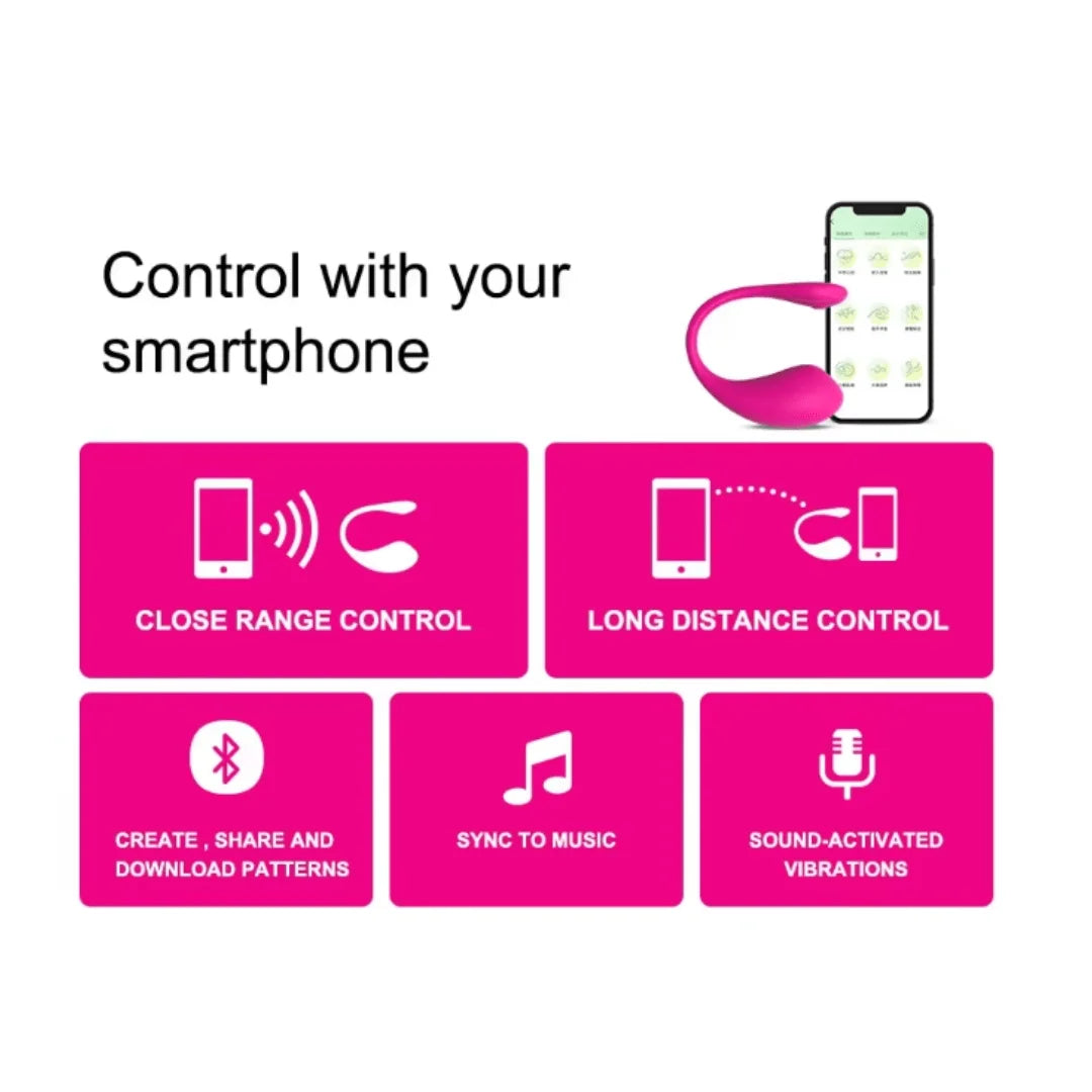 Vibrador a control APP MF1032