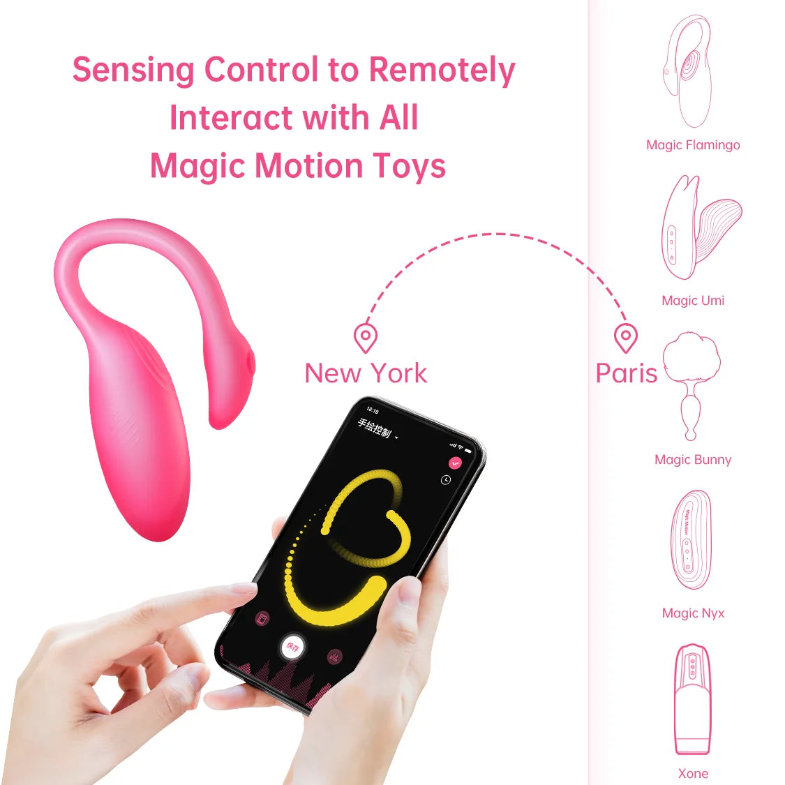 Vibrador Flamingo Max MagicMotion